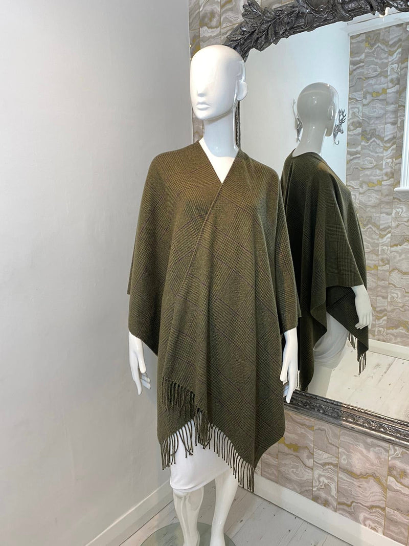 Ralph Lauren Collection Cashmere Fringed Cape