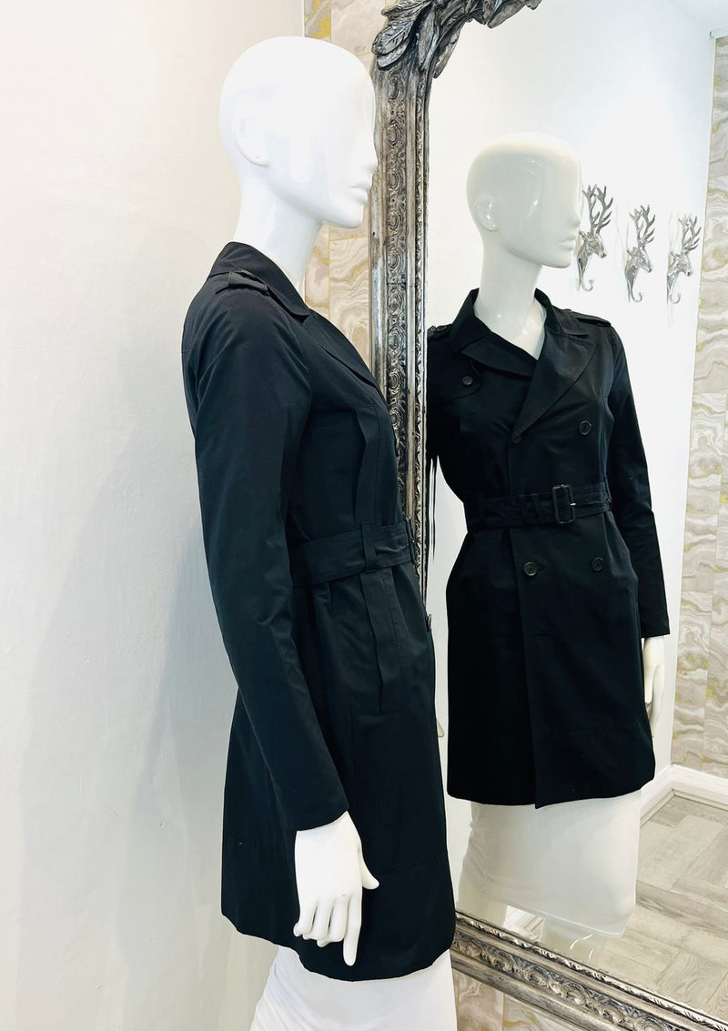 Prada Cotton Trench Coat. Size 38IT