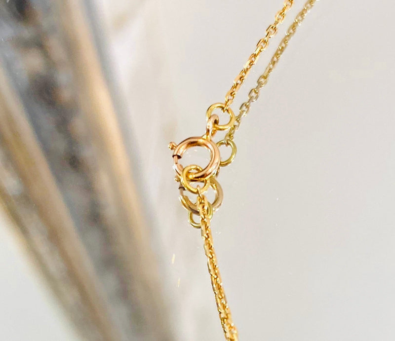 18k Rose Gold & Diamond Necklace