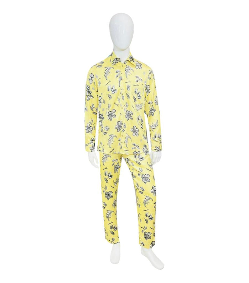 Nanushka Floral Matching Shirt & Trousers. Size S