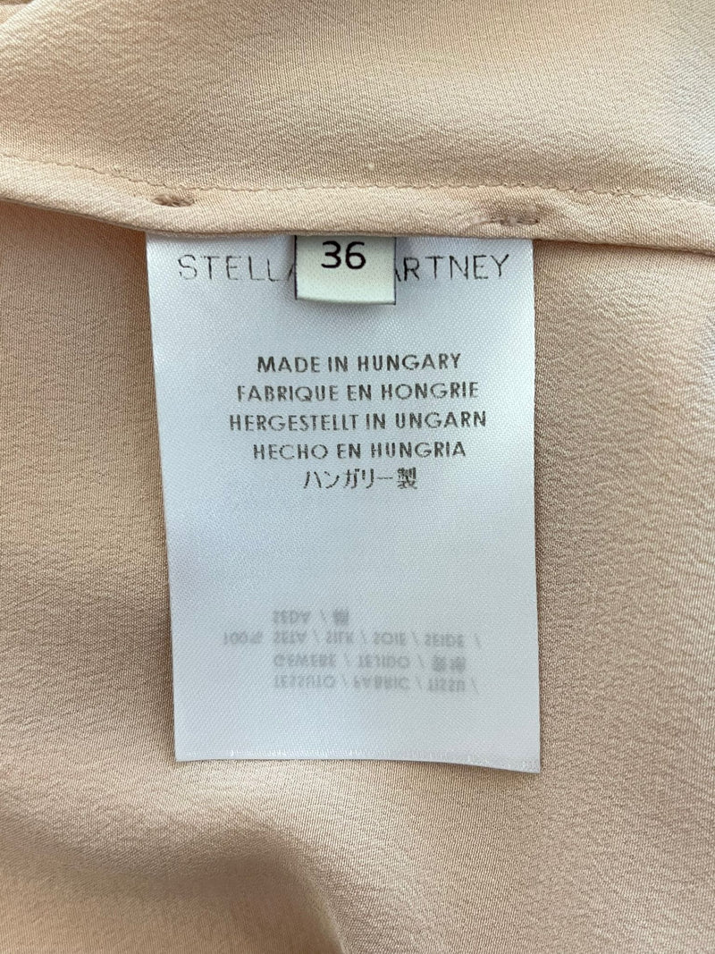 Stella McCartney Silk Fancy Back Top. Size 36IT