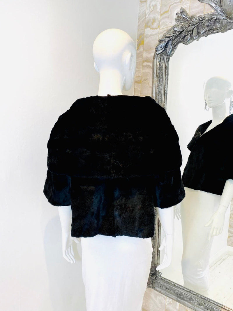 Valentino & Hockley Marten Fur Jacket. Size 42IT