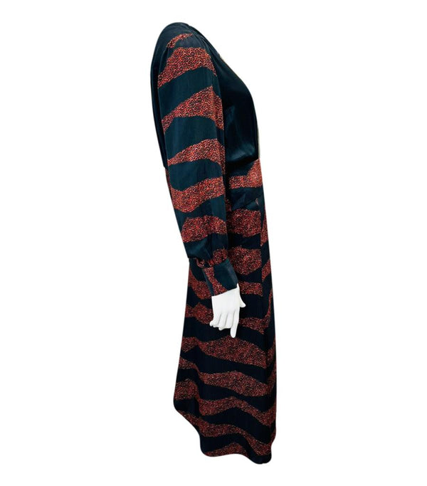 Isabel Marant Satin Jacquard Midi Dress. Size 34FR