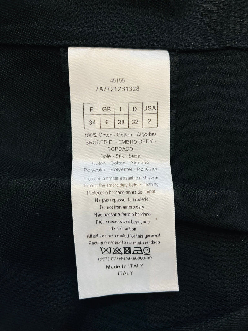 Dior Tarot Card Collection Cotton Jacket. Size 34FR