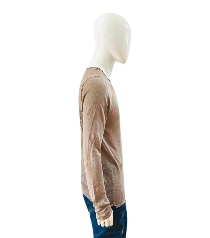 Zadig & Voltaire Linen Logo Top. Size L