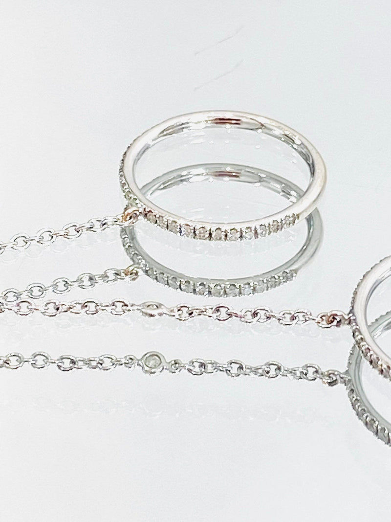Elise Dray 18k Gold & Diamond Hippie Ring