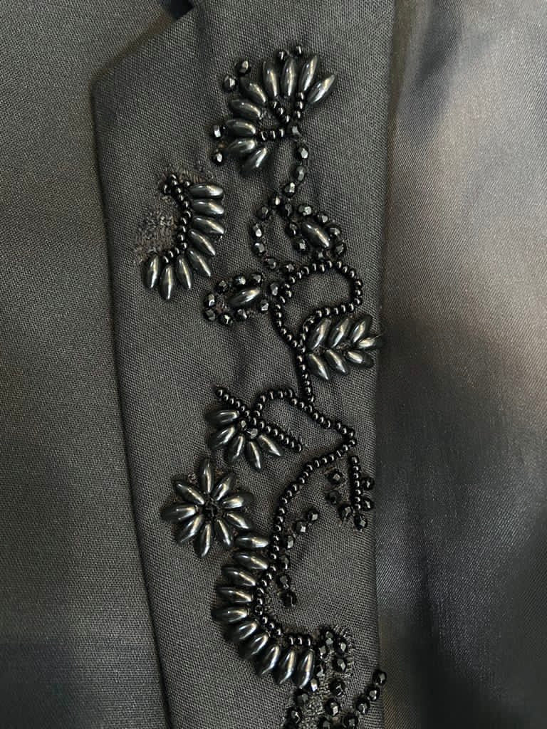 Paul Smith Beaded Lapel Jacket. Size 36R