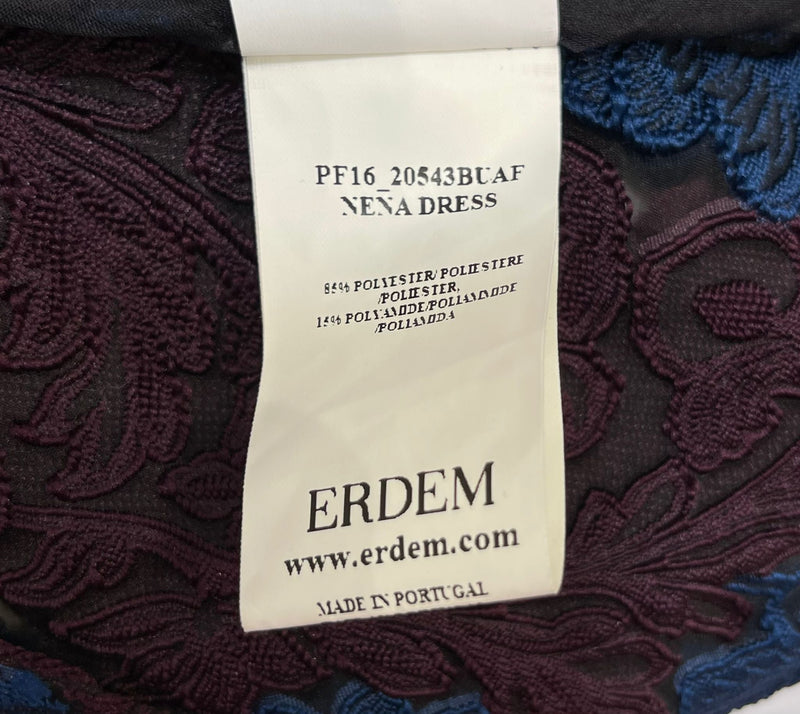 Erdem Floral Appliqué Dress. Size 8UK