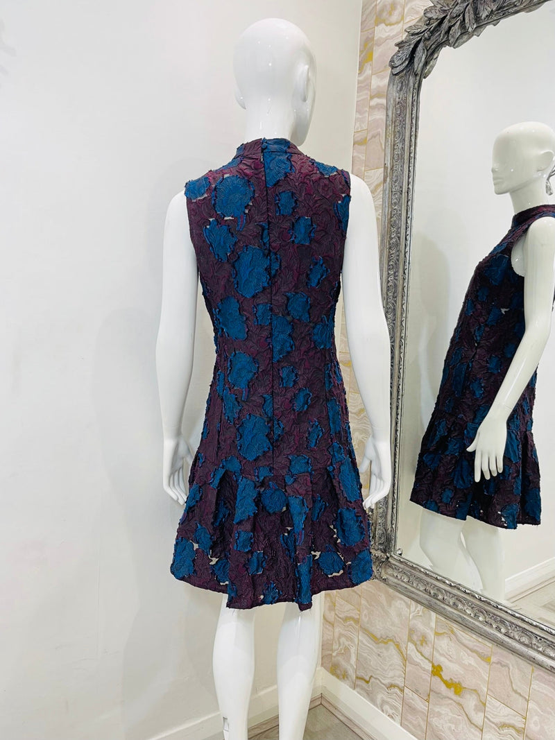 Erdem Floral Appliqué Dress. Size 8UK