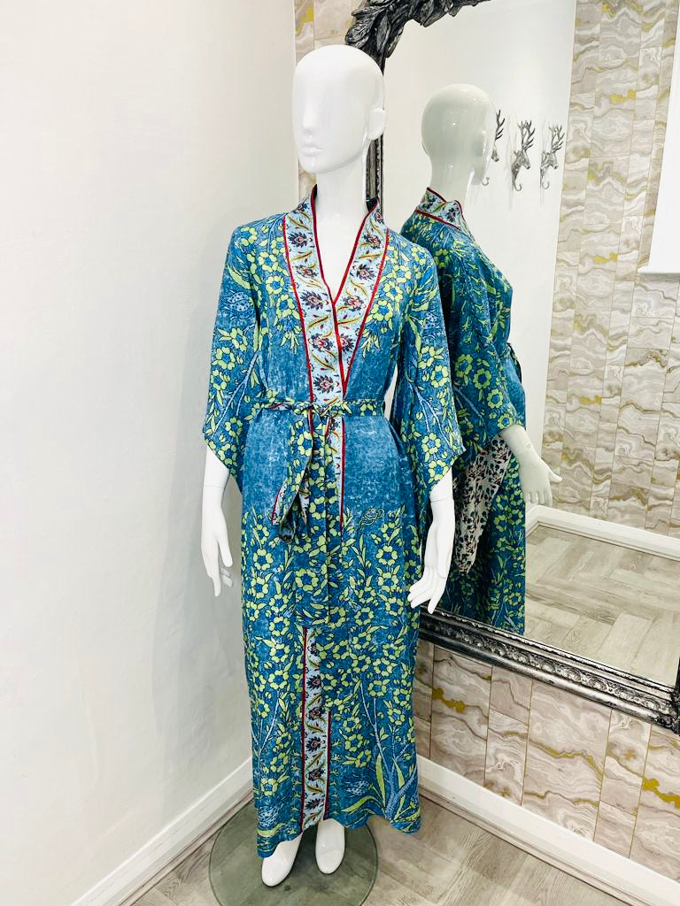 D'Ascoli Silk Kimono Dress. Size XS