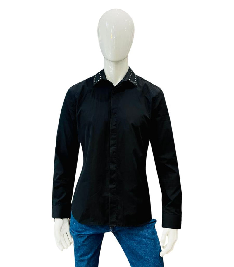 Givenchy Cotton Studded Shirt. Size 42
