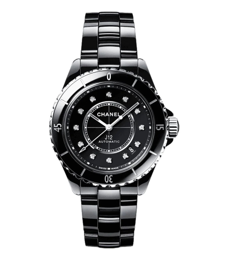 Chanel J12 Diamond Dot Dial 38mm Automatic Ceramic Watch
