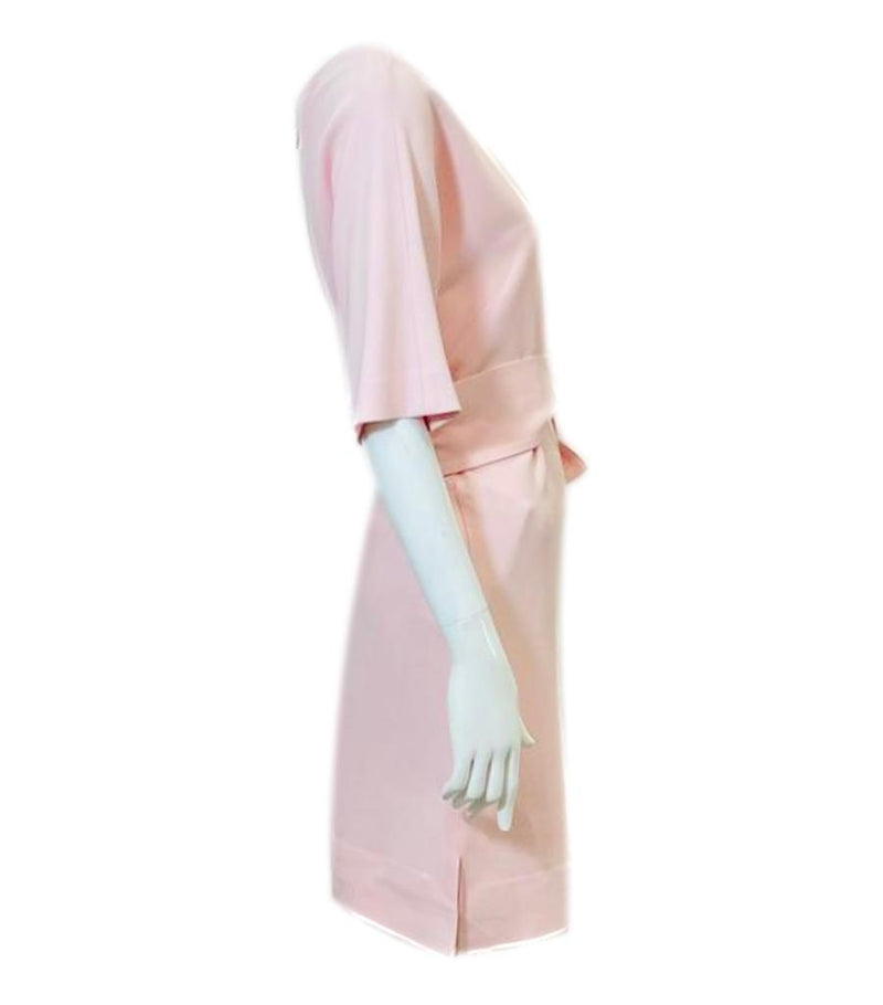 Osman Crepe Belted Dress. Size 10UK
