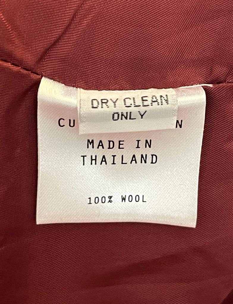 Basic Rights Wool Bomber Jacket. Size S