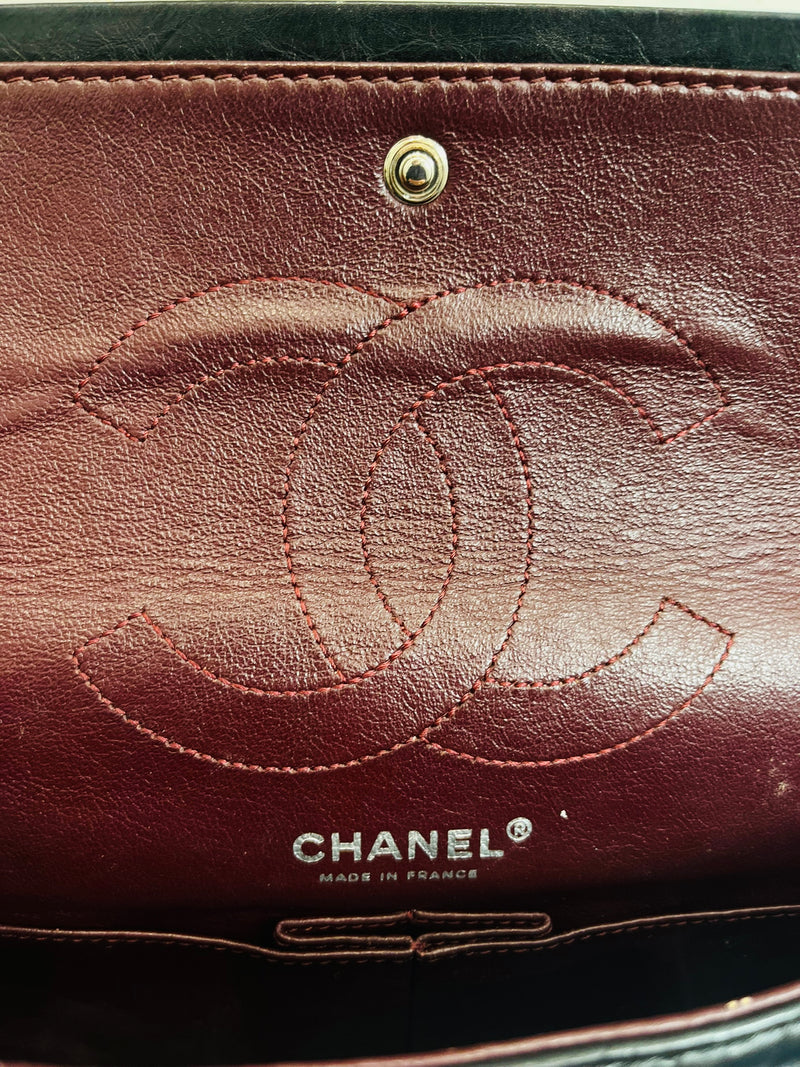 Chanel Ltd Edition Leather 2.55 Lucy Charm Double Flap Bag