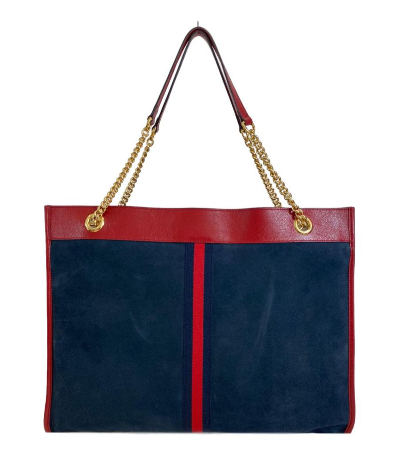 Gucci Rajah Large Suede Shopper Bag