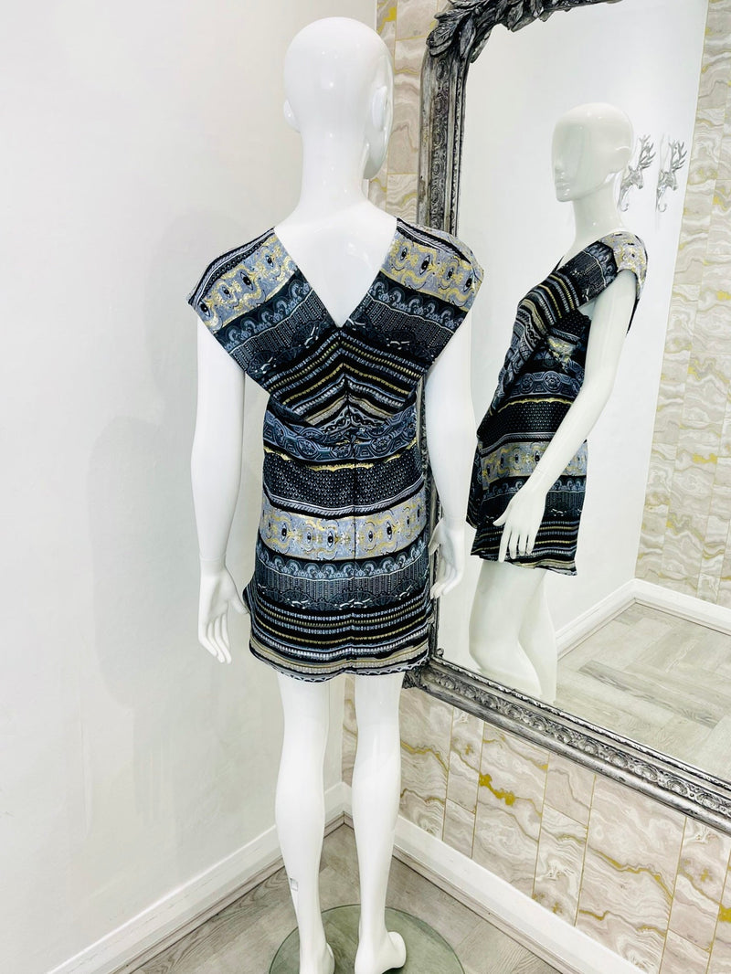 Kenzo Jacquard Mini Dress. Size 36FR