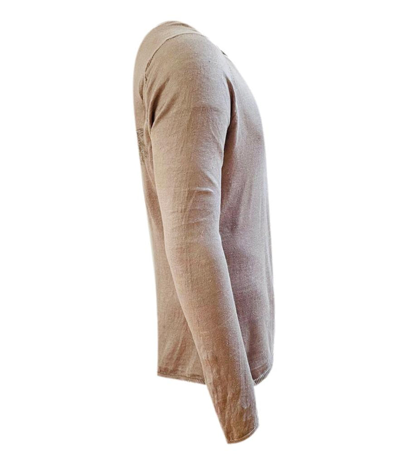 Zadig & Voltaire Linen Logo Top. Size L