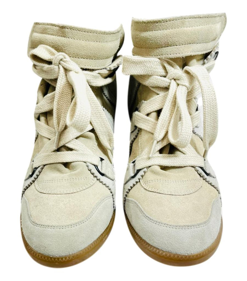 Isabel Marant Bluebell Suede Wedge Sneakers. Size 41