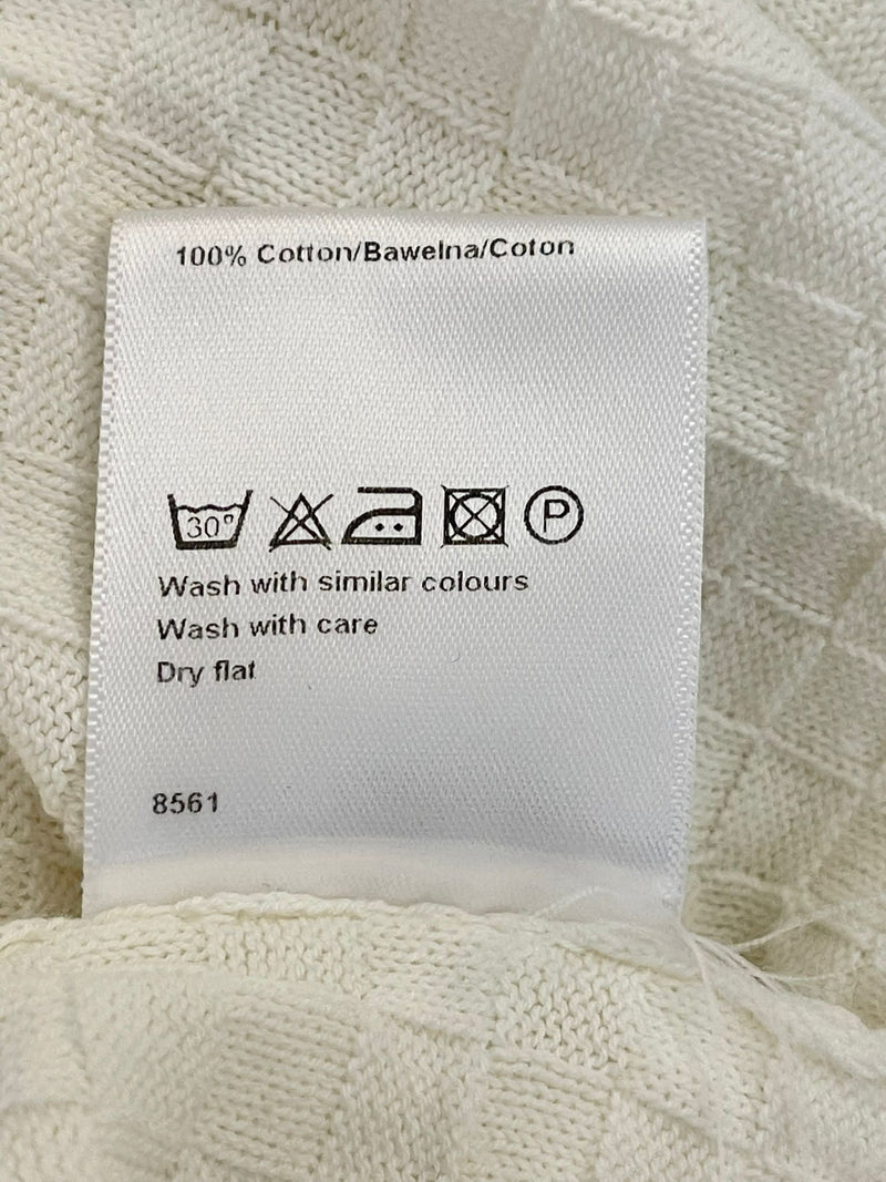 Oscar Jacobson Cotton Woven Polo Shirt. Size S
