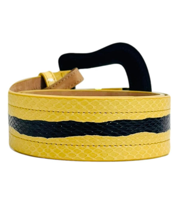 Fendi Python Skin Belt