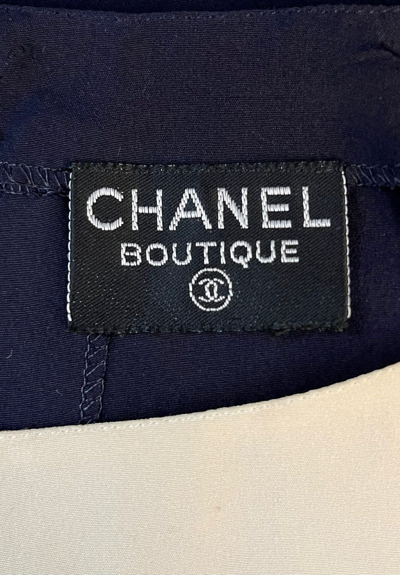 Chanel Boutique Vintage Silk Top. Size 36FR