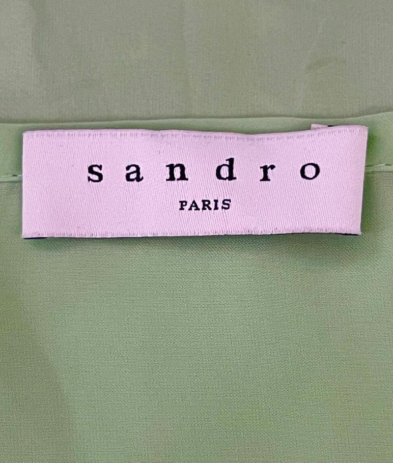 Sandro Lace Pussy Bow Blouse. Size 1