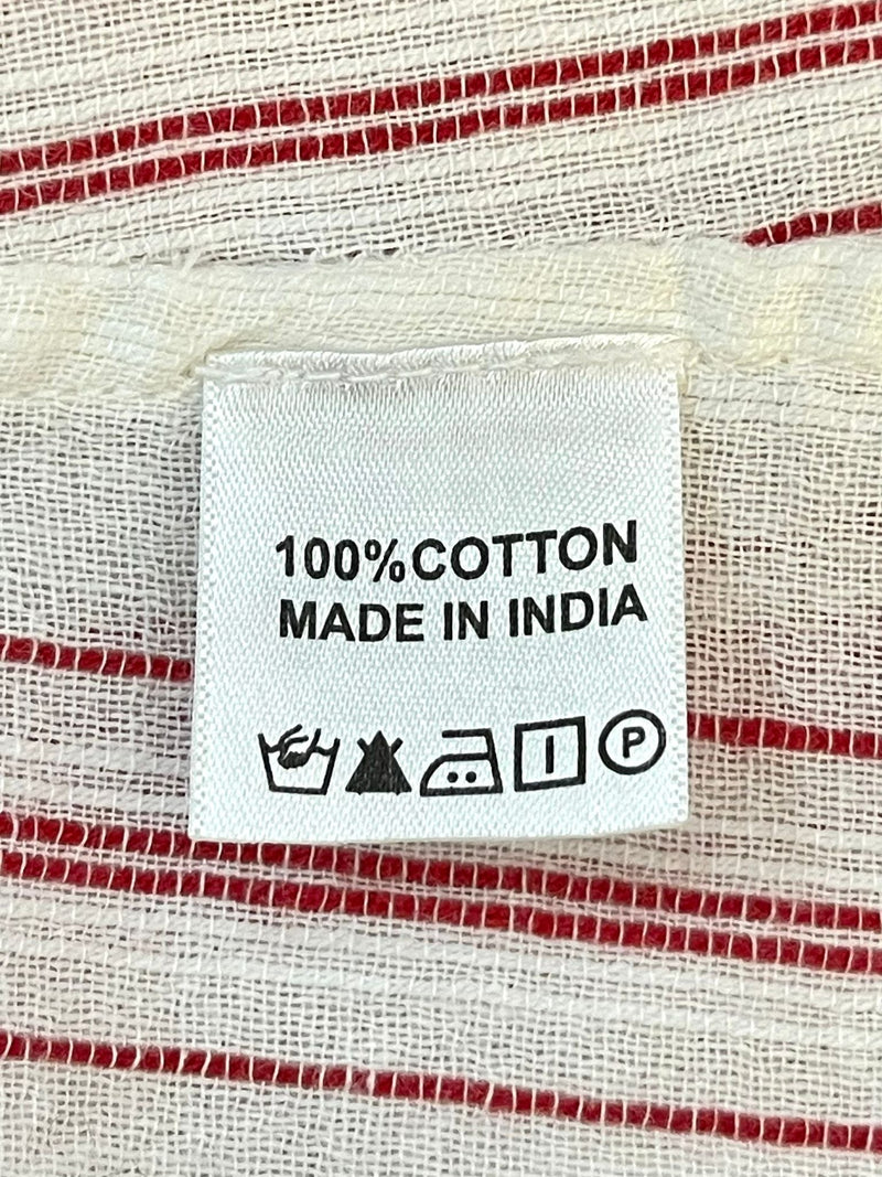 Melissa Odabash Striped Cotton Shirt. Size M