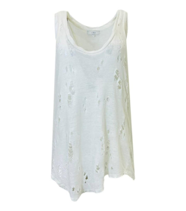 Iro Linen Distressed Vest Top. Size 1