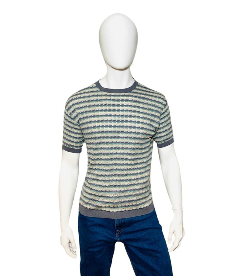Emporio Armani Cotton Knit Top. Size S