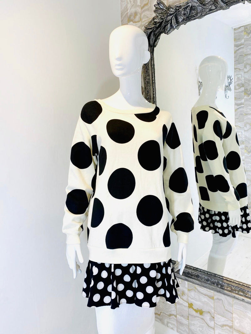 Moschino Boutique Cotton Polka Dot Dress. Size 38IT