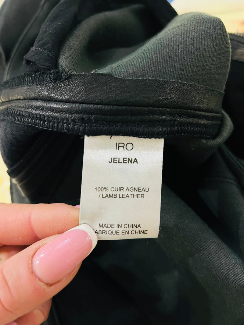 Iro Leather Trousers. Size 34FR