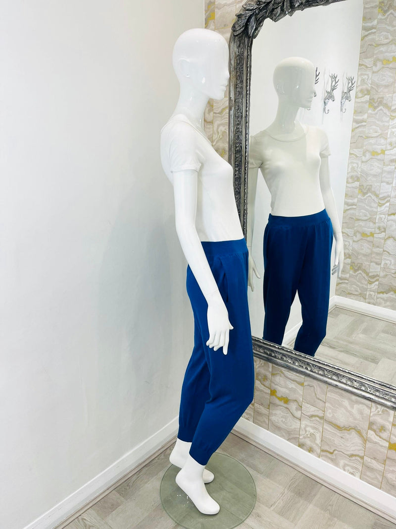 Stella McCartney Wool & Silk Knitted Joggers. Size S