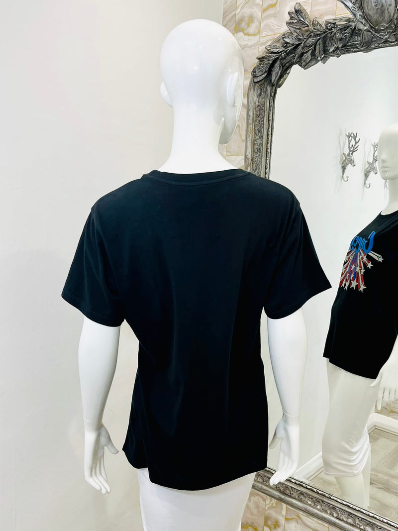Gucci 'Guccy' Logo T-Shirt. Size S