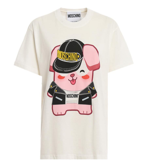 Moschino Couture Freezer Bunny -T-Shirt. Size S