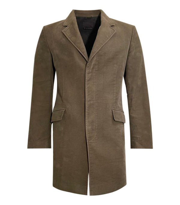 Mulberry Cotton Long Line Jacket. Size 50EU